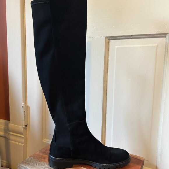 Stuart Weitzman City Boot, brand-new over-the-knee suede boots, size 38.5 (8) - Picture 3 of 8